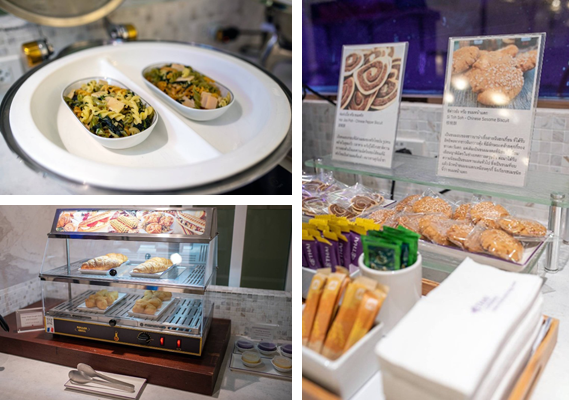 HKT lounge food